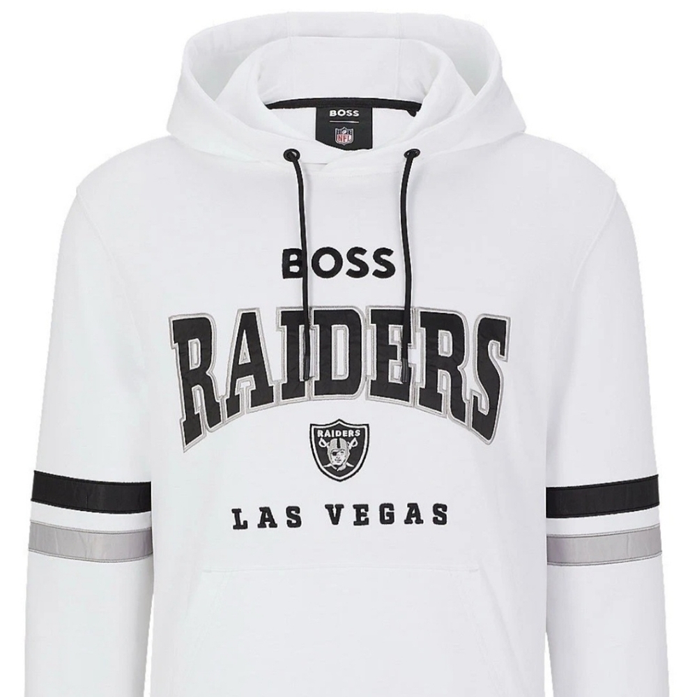 Hugo Boss X  NFL Las Vegas Raiders Pullover Hoodie  Size M NWT